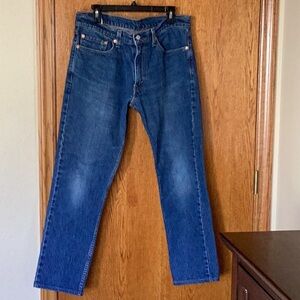 Levi's Blue Slim Straight Jeans Timeless Style